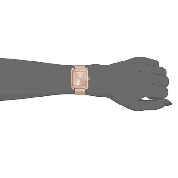 Women\'s Mesh Bracelet Watch Rose Gold main image 3